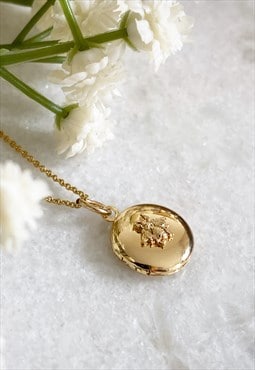 Gold Bee Locket