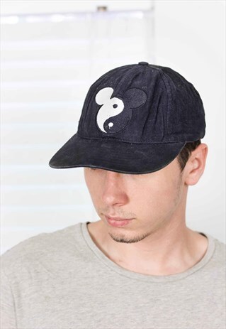VINTAGE DISNEY LOGO BASEBALL CAP HAT MICKEY MOUSE X 2.4