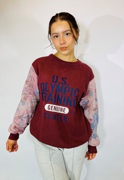 Vintage Size L Champion U.S Olympics Sweatshirt in Multi