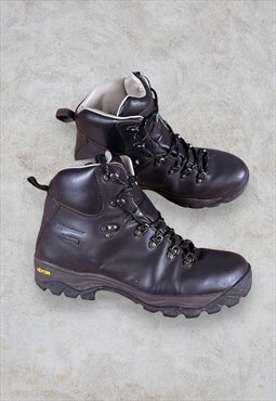 Brown Karrimor Walking Boots Vibram Hiking Waterproof  UK8.5