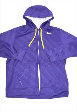 Vintage 90s Nike Purple Logo Zip Up Hoodie