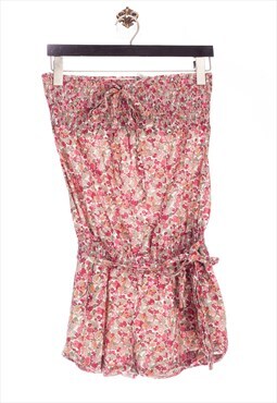 Vintage promod  Bow Play/ Jumpsuit Floral Print Pink/Gr