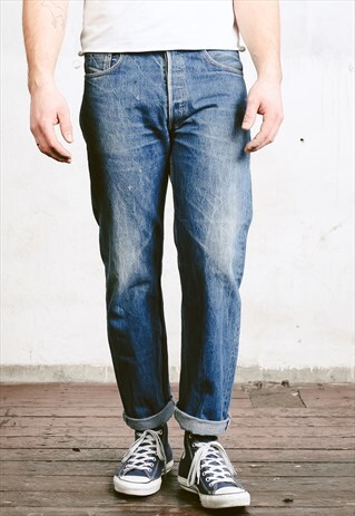 VINTAGE 90S LEVI'S 501XX DISTRESSED JEANS