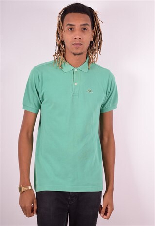 ROBE DI KAPPA MENS VINTAGE POLO SHIRT SMALL GREEN 90S