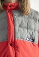 VINTAGE 80'S RED PUFFER PADDED WINTER JACKET