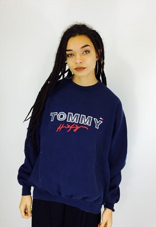 TOMMY HILFIGER EMBROIDERED SWEATSHIRT