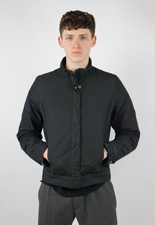 VINTAGE CALVIN KLEIN FLEECE LINED BLACK JACKET