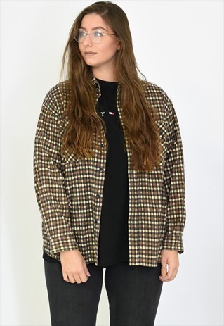VINTAGE CHECK FLANNEL SHIRT /BVF1408