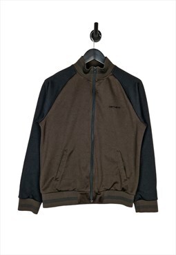 Men's Carhartt Olympic Track Jacket In Brown Size Medium