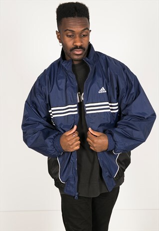 VINTAGE 80S USA ADIDAS SHELL SPORT JACKET / R752