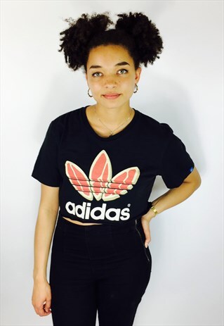 ADIDAS ORIGINALS CROP TOP T SHIRT