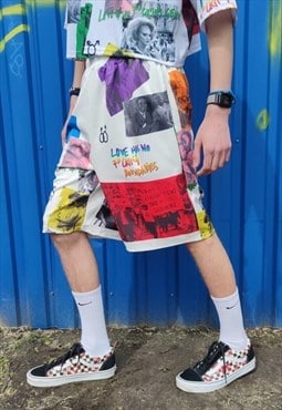 Gay board shorts LGBT support pants love is Pride overalls