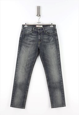Levi's 519 Slim Fit High Waist Jeans in Grey Denim - 48