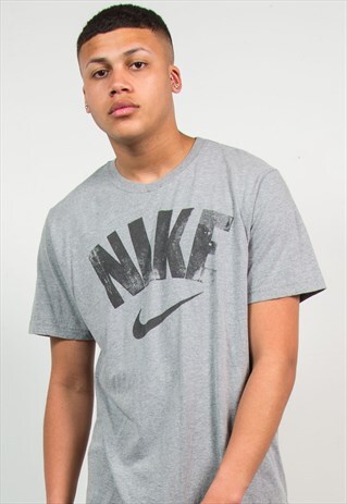 NIKE GREY SPELLOUT T-SHIRT