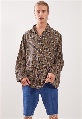 VINTAGE PATTERNED FESTIVAL LONG SLEEVE SHIRT