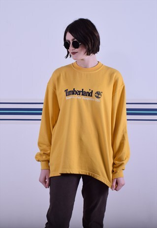YELLOW TIMBERLAND SWEATSHIRT