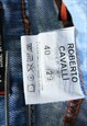 00S Y2K VTG ROBERTO CAVALLI MID WAISTED FLARE JEANS 4498