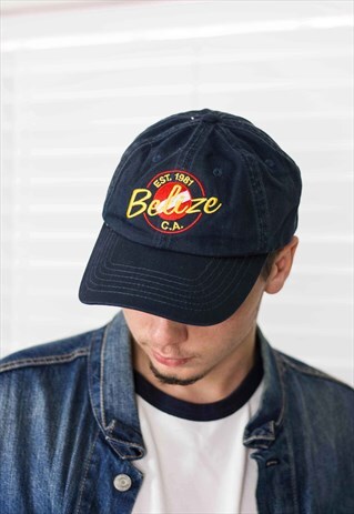 VINTAGE EST. 1981 BELISE BASEBALL CAP LOGO 90S 3.2