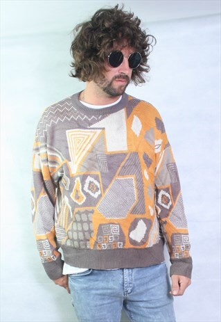 VINTAGE KNIT JUMPER OVERSIZED KNIT