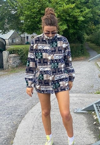 VINTAGE PATTERNED FLEECE