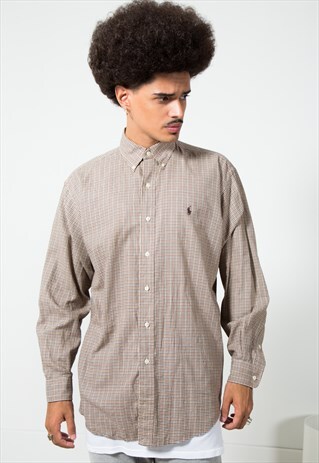 VINTAGE 80S POLO RALPH LAUREN SHIRT S4831