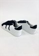 JUSTYOUOUTFIT MENS WHITE WITH NAVY TRAINERS