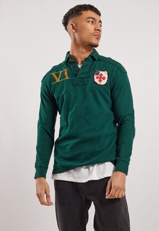 VINTAGE RALPH LAUREN LONG SLEEVE POLO TOP