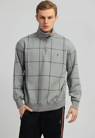 VINTAGE NAUTICA 1/4 ZIP SWEATSHIRT