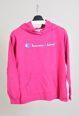 Vintage 90s oversized Champion hoodie in pink