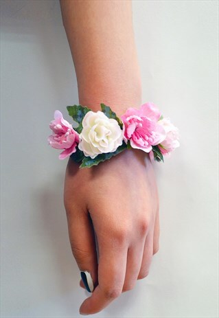 FLORAL BRACELET (PINK)