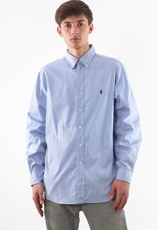 VINTAGE POLO RALPH LAUREN 90S BLUE
