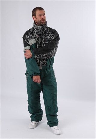 VINTAGE SUBMANTE FULL SKI SUIT SNOW M/L 42" TALL (AQAA)