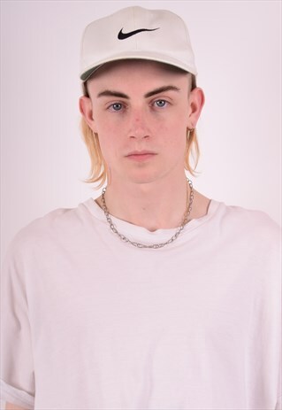 NIKE MENS VINTAGE CAP ONE SIZE WHITE 90S
