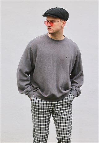NIKE USA ATHLETICS VINTAGE GUNMETAL GREY SWEATSHIRT