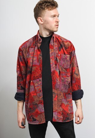 VINTAGE CORDUROY CORD SHIRT
