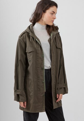 VINTAGE GREEN PARKA JACKET