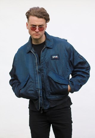 SCHOTT USA HEAVYWEIGHT AVIATION FLIGHT BOMBER JACKET