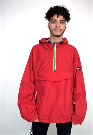 VINTAGE 90'S 1/4 ZIP TOMMY HILFIGER PULLOVER