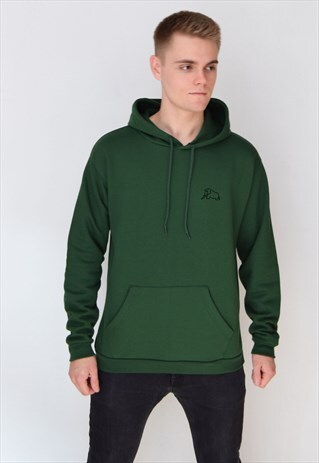 GREEN ELEPHANT HOODIE