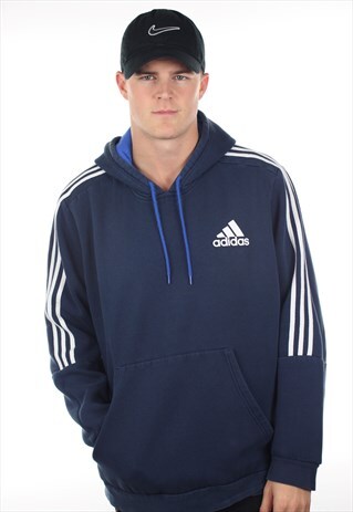 VINTAGE ADIDAS SMALL LOGO HOODIE SWEATSHIRT