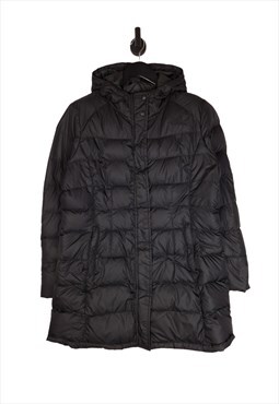 The North Face 550 Puffer Jacket Size XL UK 14 In Black Long