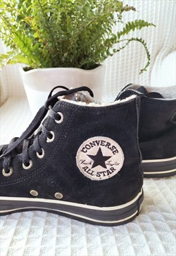 Retro Hi-To Suede Shearling All Star Converse  UK6