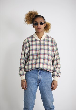 RARE LACOSTE VINTAGE JACKET / TOP / BOMBER / ZIP UP