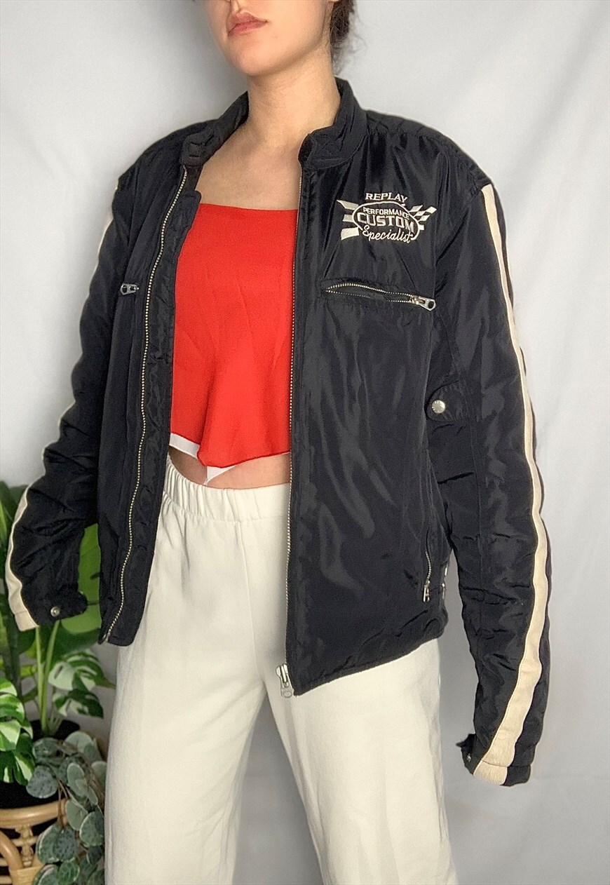 vintage racing jacket womens