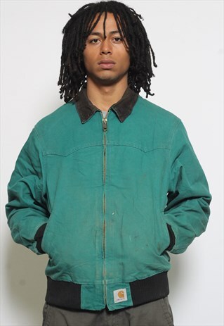 VINTAGE CARHARTT GREEN JACKET