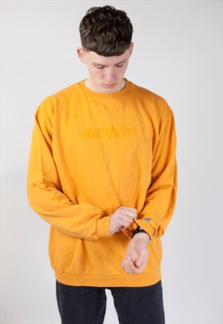 VINTAGE 90S ORANGE INVICTA SWEATSHIRT