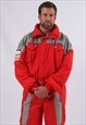 VINTAGE ERBACHER FULL SKI SUIT SNOW TALL UK M 38 - 40" (5BD)