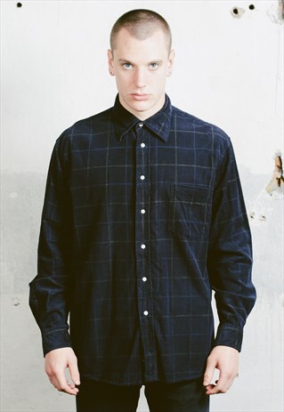 VINTAGE PATTERNED CORDUROY SHIRT