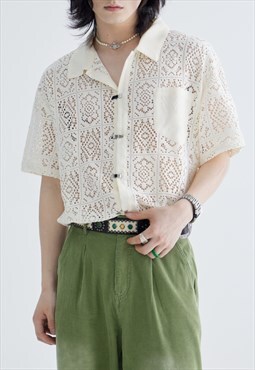 Men's Cutout Design Premium Polo Shirt SS2022 VOL.5