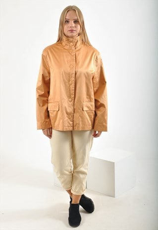 Vintage windbreaker jacket in orange